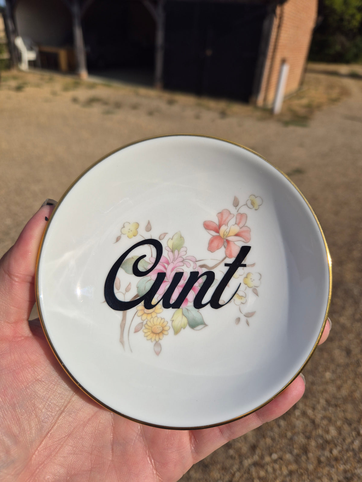 Cunt small plate