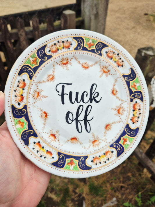 Fuck off side plate