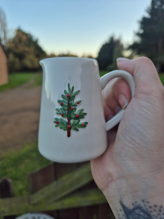 Mini festive milk jug