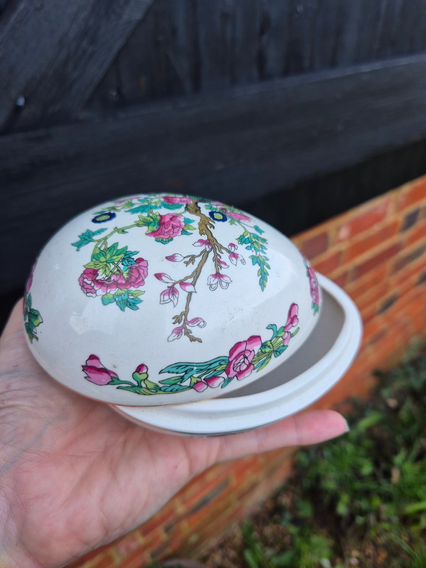 Egg shaped Indian tree pot