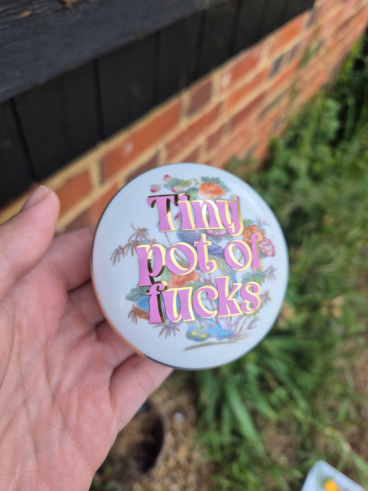 Tiny pot of fucks trinket