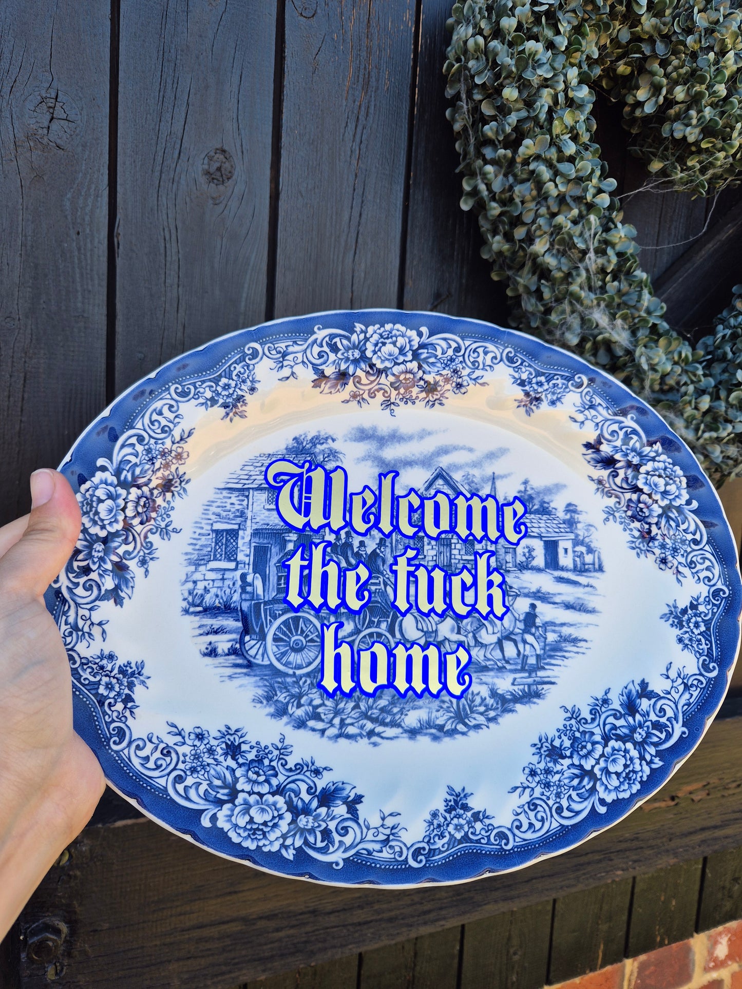 Welcome the fuck home large platter